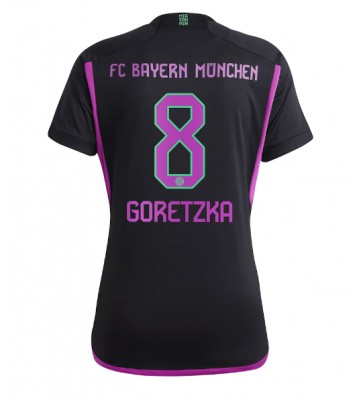 Bayern Munich Leon Goretzka #8 Replika Udebanetrøje Dame 2023-24 Kortærmet